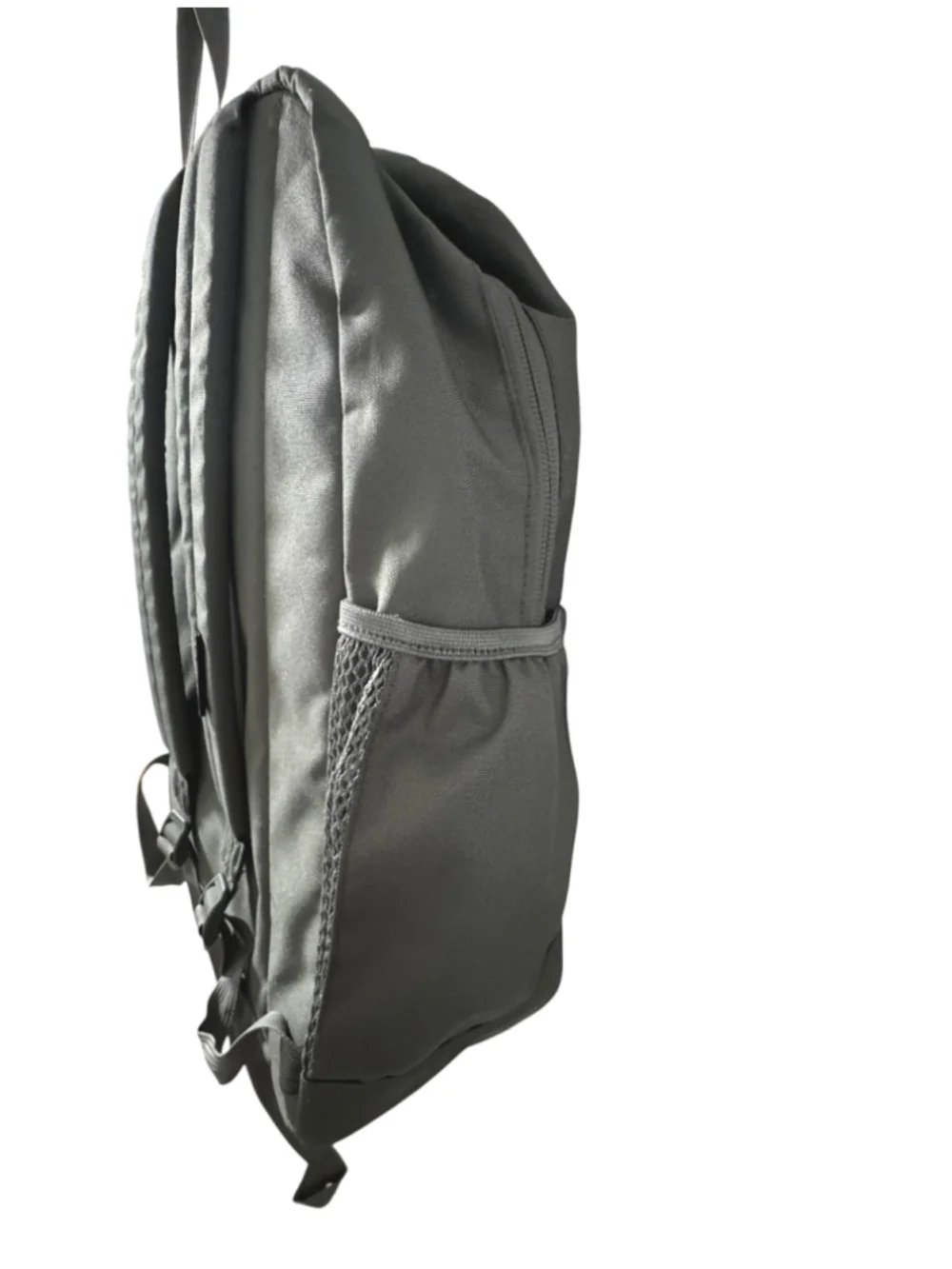 Jansport Grey Backpack with side pocket grey, top zip and front pocket. Light